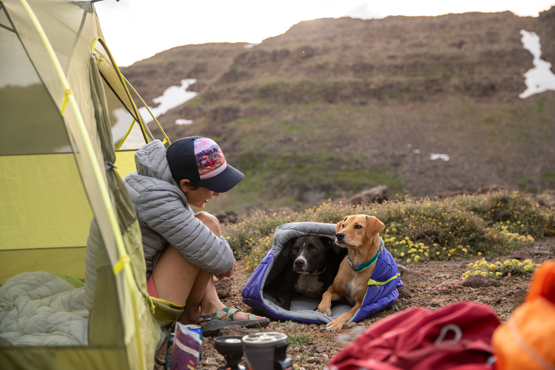 Ruffwear Highlands Sleeping Bag Huckleberry Blue