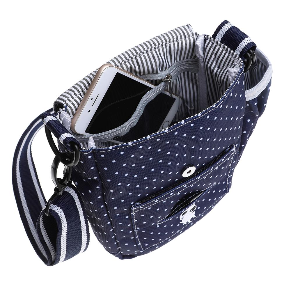 DOOG Shoulder Bag Stella navy/polka dot