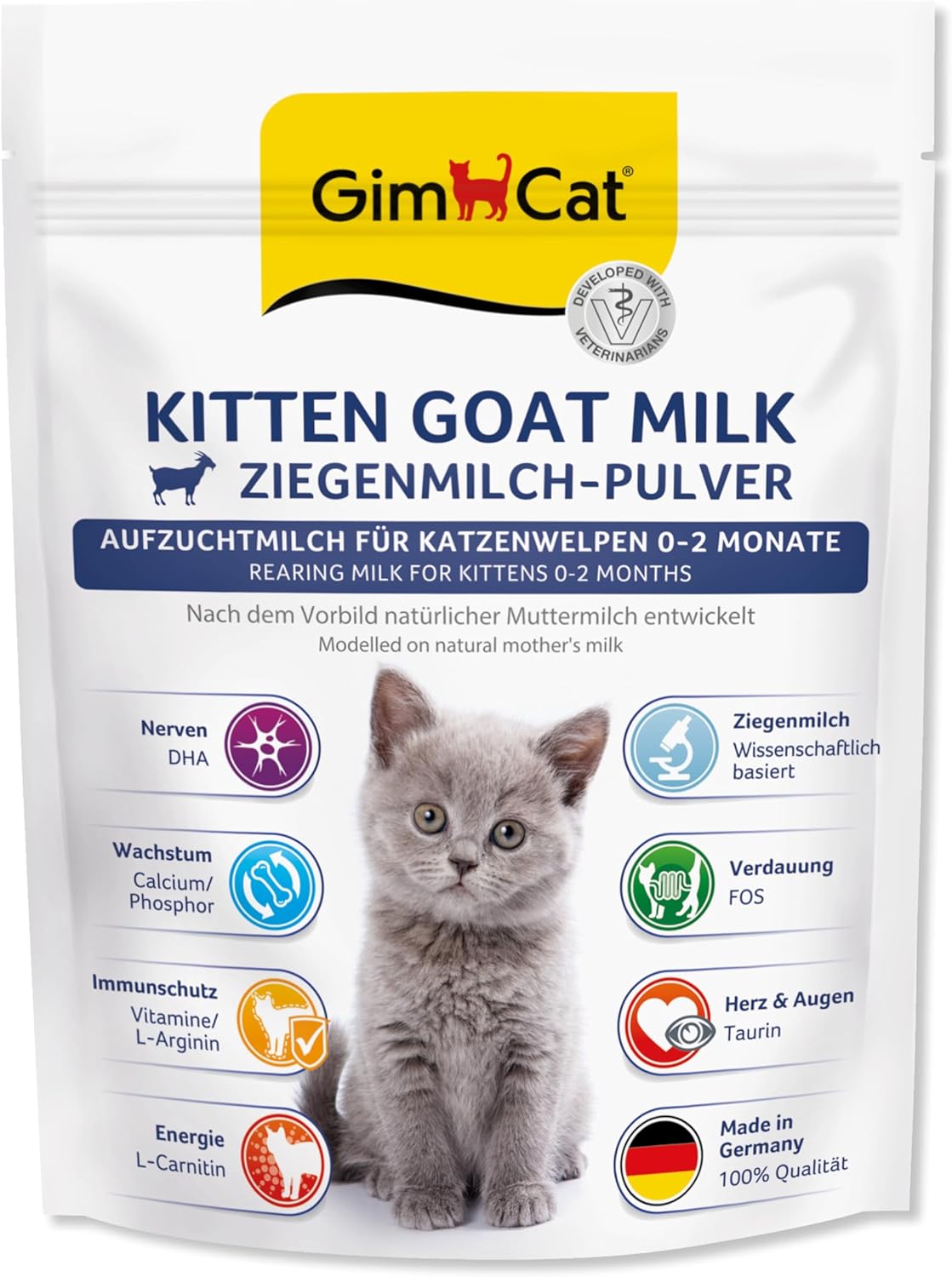 GimCat Kitten Goat Milk - Ziegenmilchpulver 200g