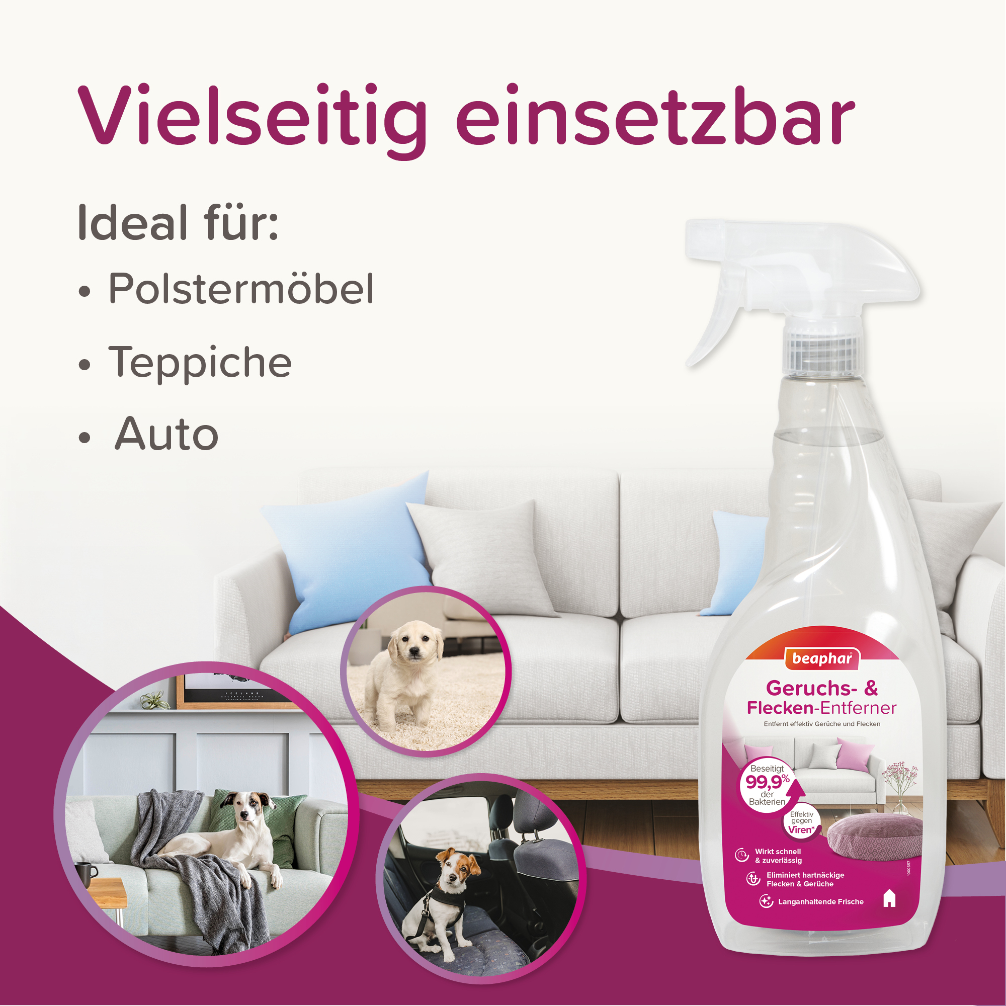 Beaphar Geruchs- & Fleckentferner 750ml