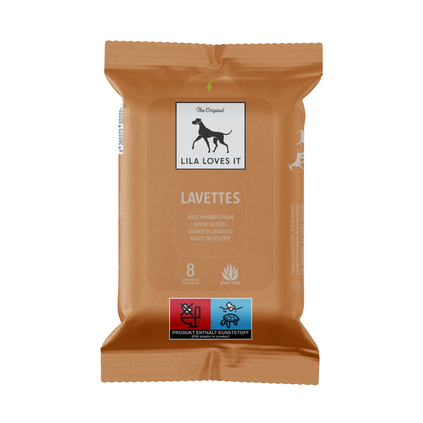 Lila Loves It LAVETTES WASCHHANDSCHUH 1 Packung
