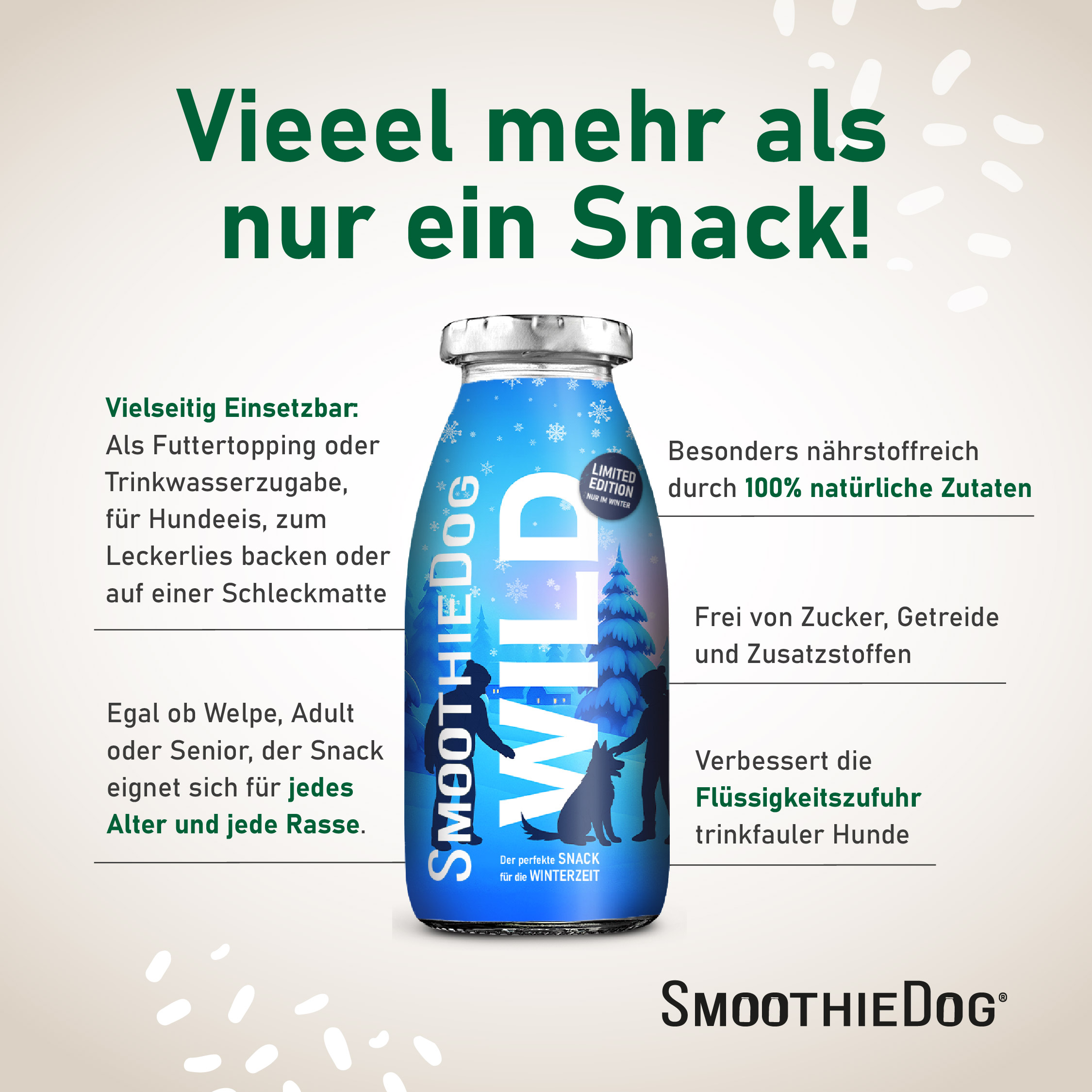 SmoothieDog Winter-Edition Wild 250ml (Limited Edition 2025)