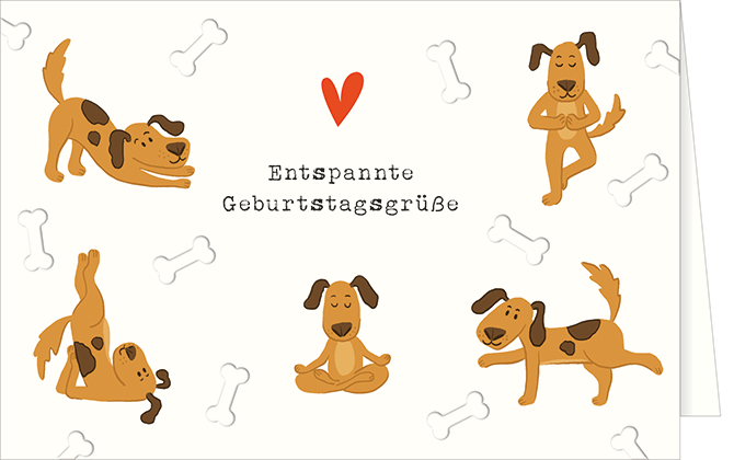 Pfotenglück Grußkarte (verschiedene Motive) Pfotenglück Grußkarte (verschiedene Motive)
