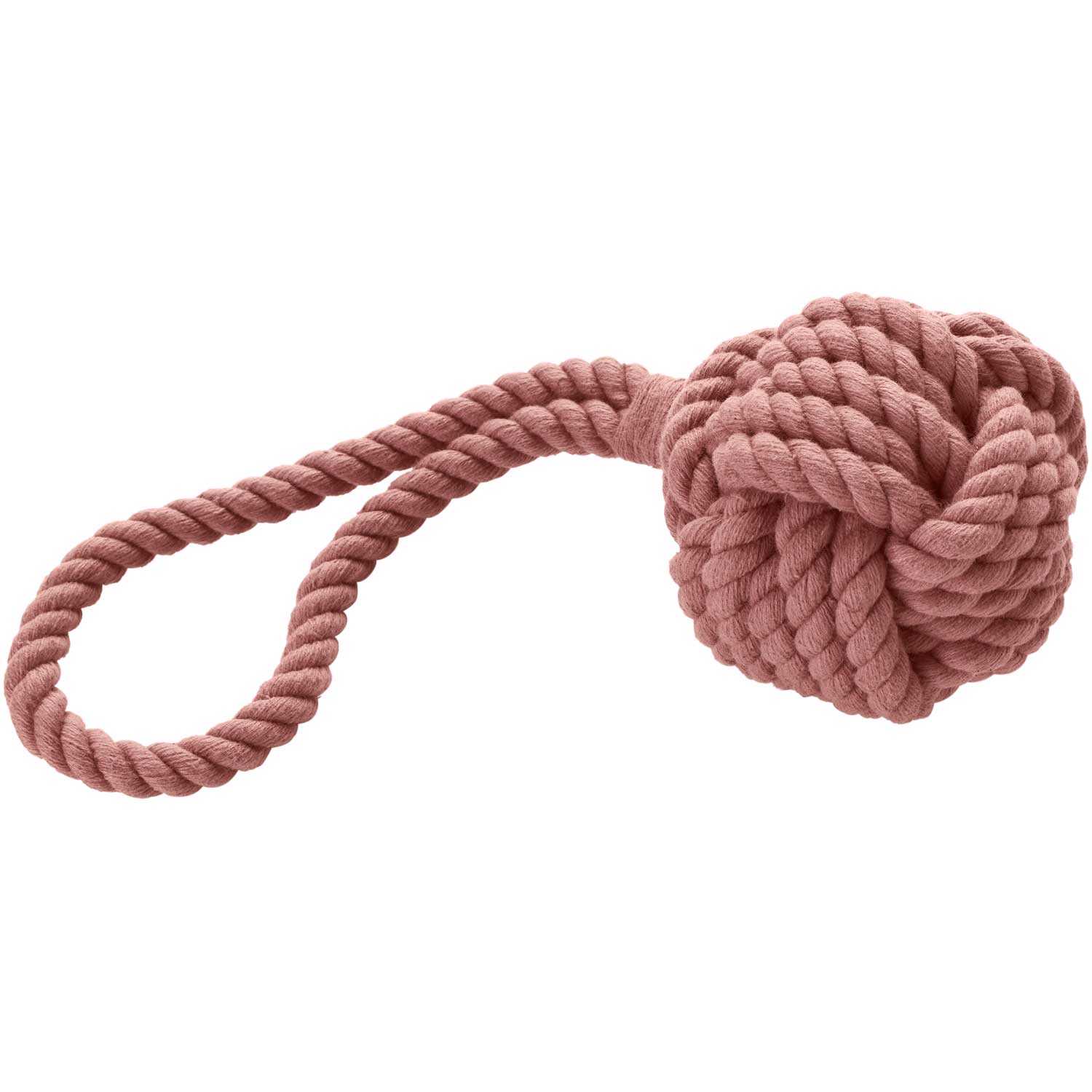 Hunter Hundespielzeug Ball mit Handschlaufe Inari pastellrot