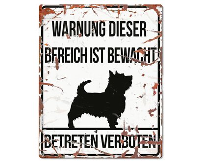Europet Warnschild Square 20x25cm