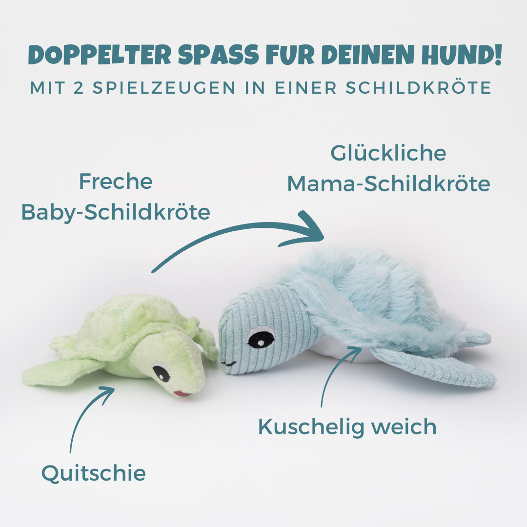 Gruni Hundespielzeug Schildkröte Shiggy