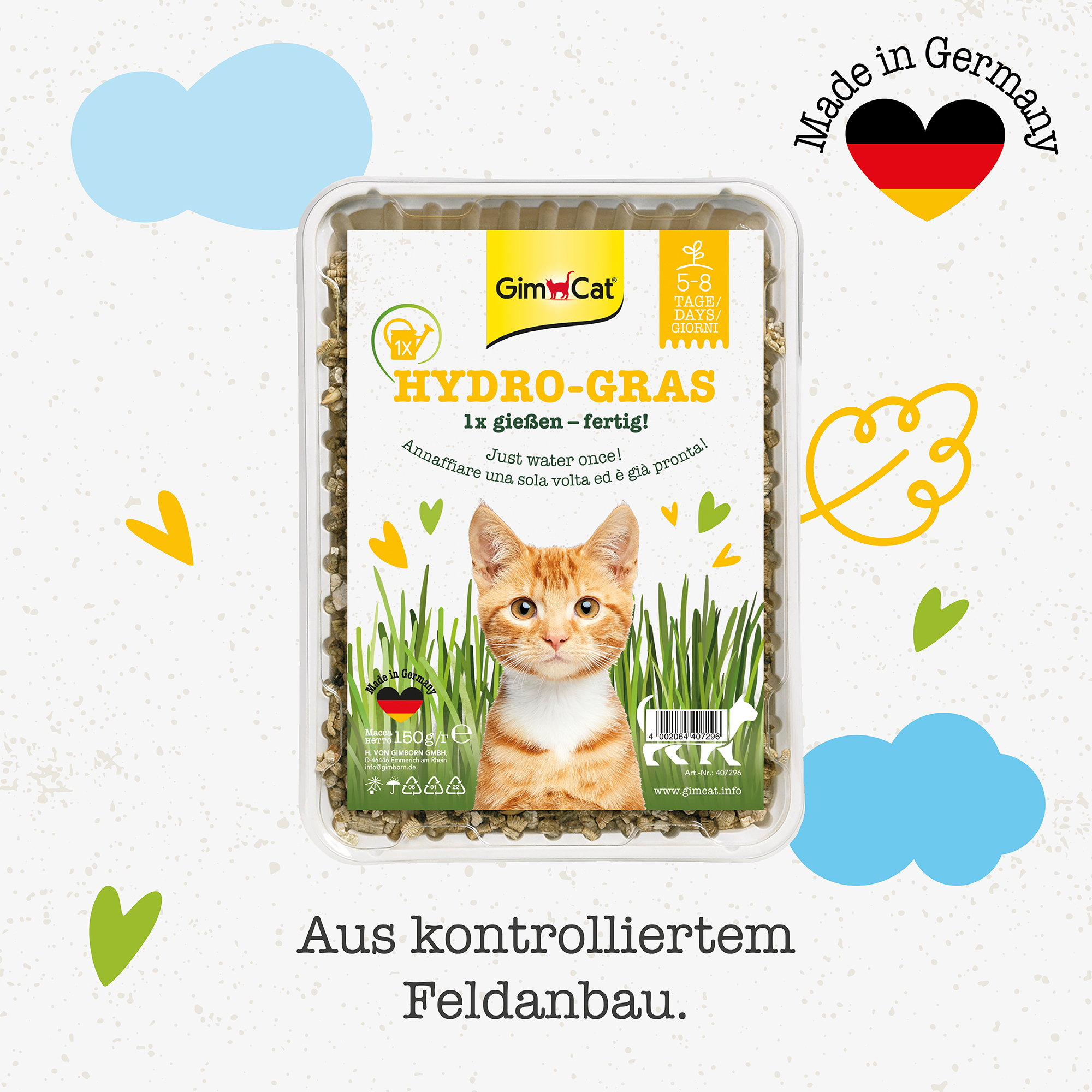 GimCat Hydro-Gras 150g