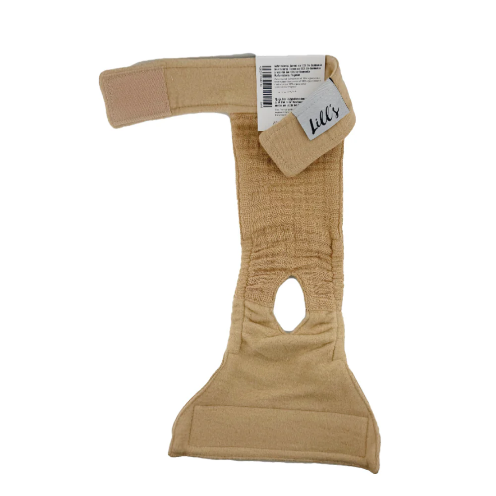 Lill's Läufigkeitshöschen aus Bio-Baumwolle Lou Sand