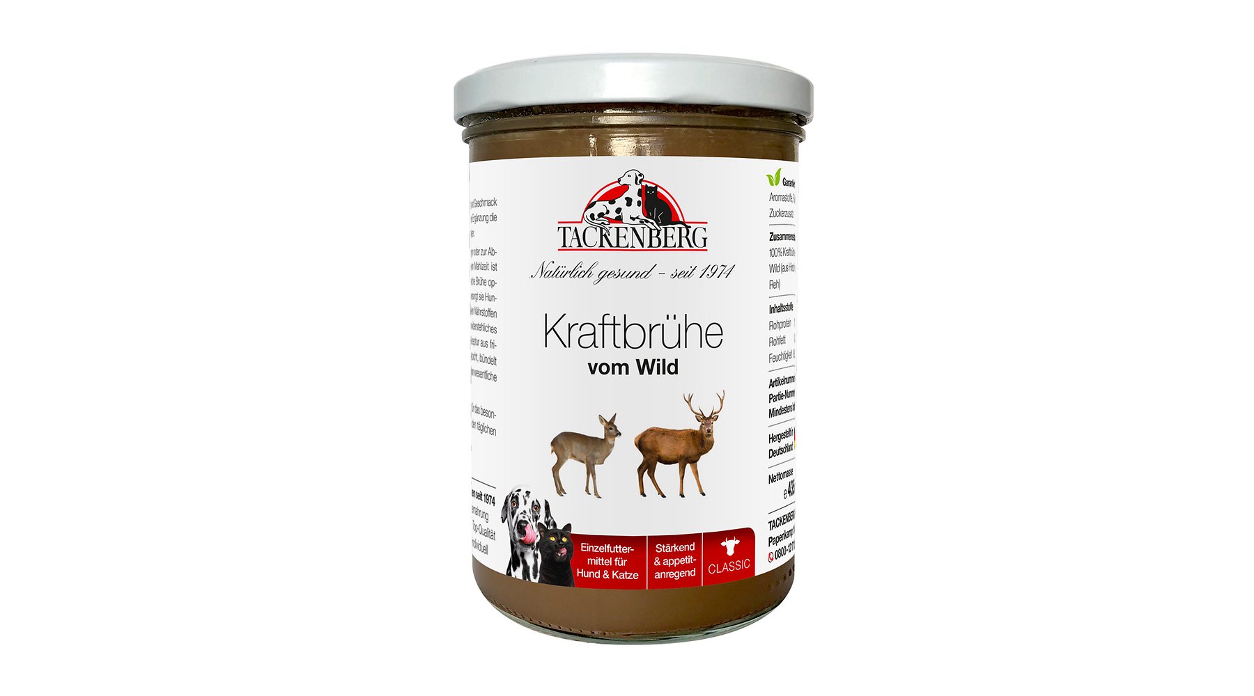 Tackenberg Kraftbrühe vom Wild 485ml