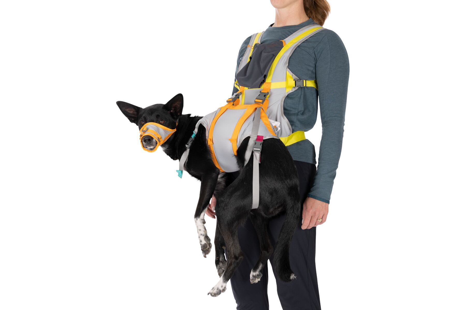 Ruffwear BackTrak™ Dog Evacuation Kit Cloudburst Gray Ruffwear BackTrak™ Dog Evacuation Kit Cloudburst Gray
