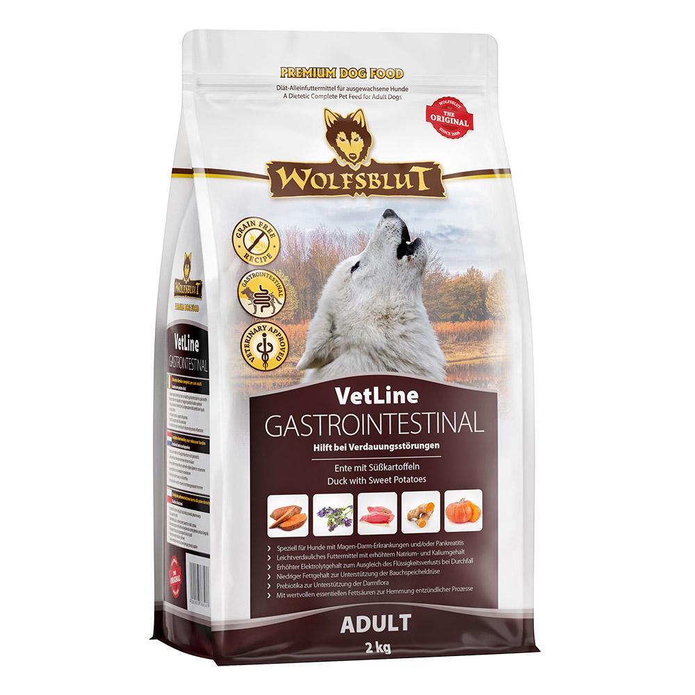 Wolfsblut Vetline Gastrointestinal Ente mit Süßkartoffel 2kg