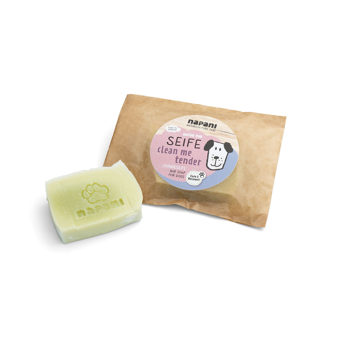 Napani Hunde Seife "clean me tender" 80g