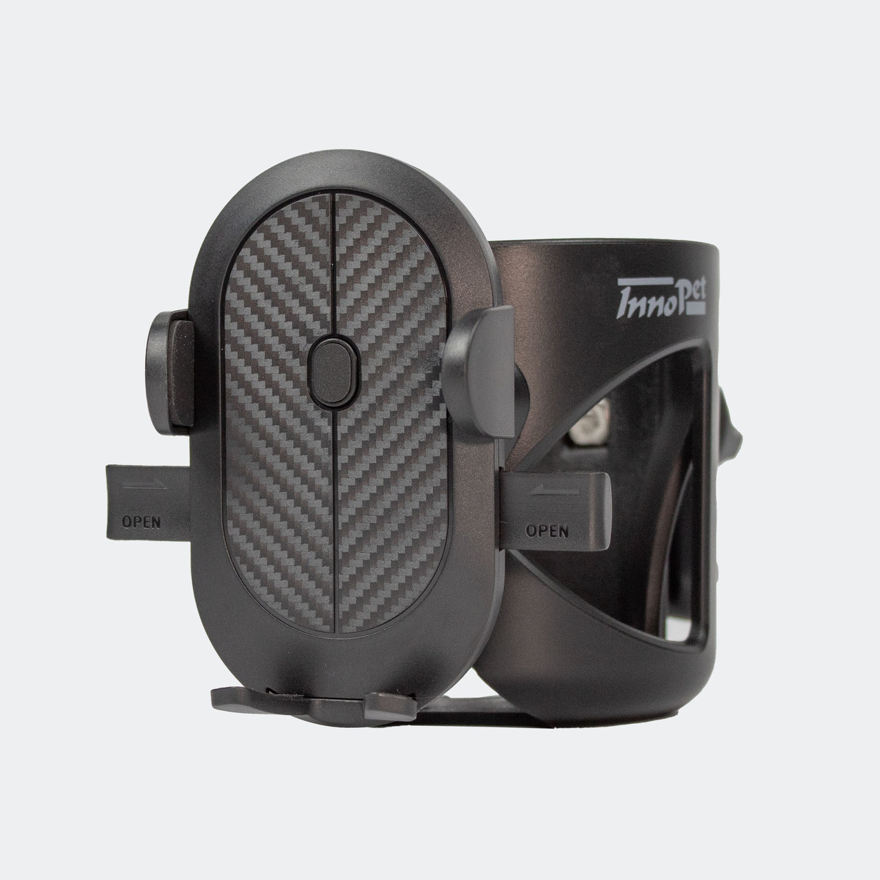 InnoPet Becher- und Smartphonehalter schwarz