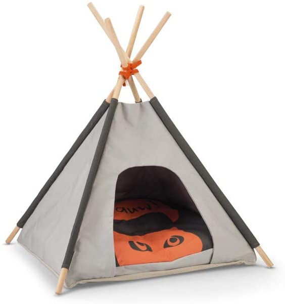 Beeztees Tipi Tent Mohaki, Grey, 50x50x80