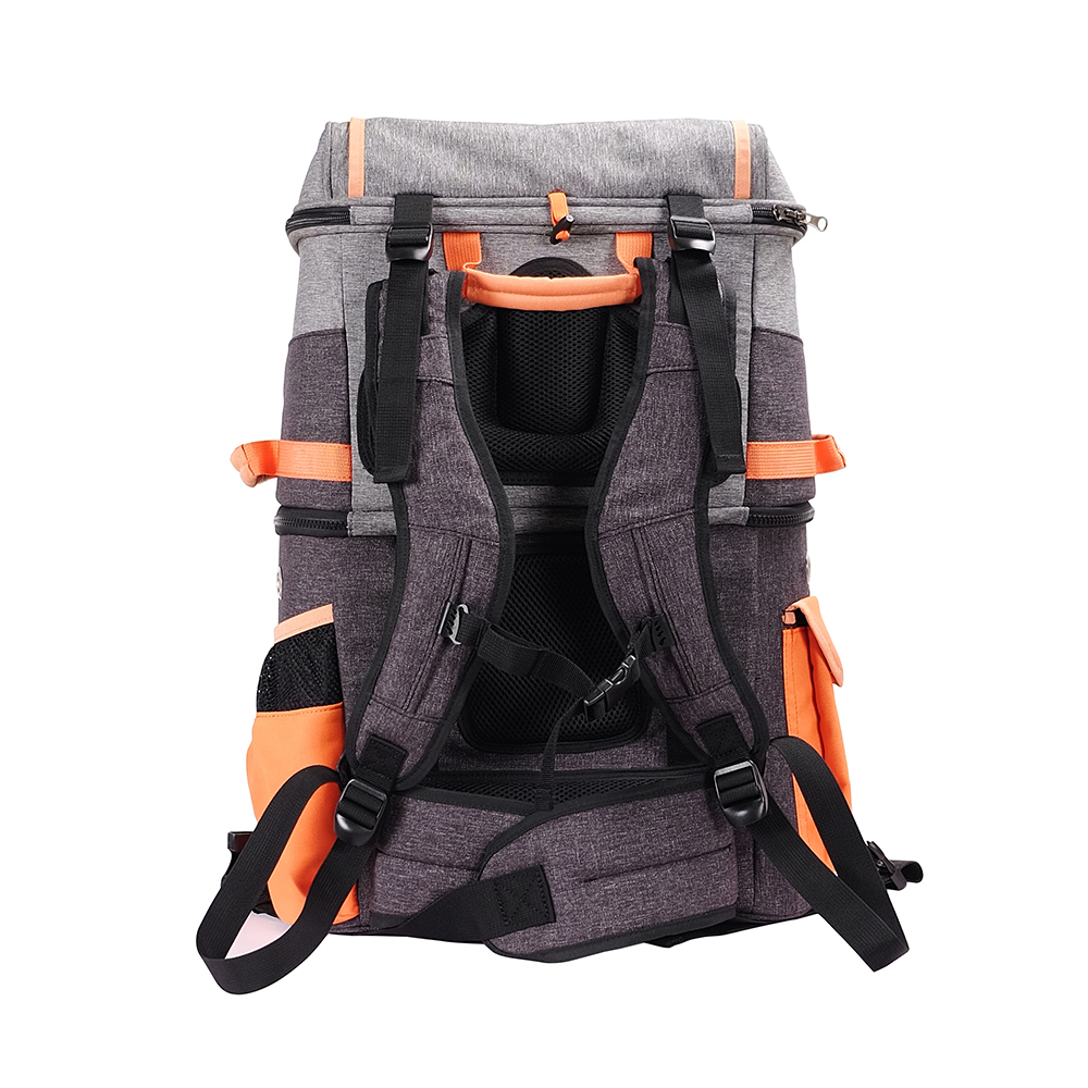 Ibiyaya® Hunderucksack Two Tier Backpack orange