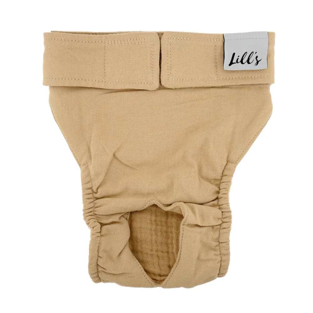 Lill's Läufigkeitshöschen aus Bio-Baumwolle Lou Sand