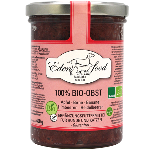 Edenfood Bio-Obst im Glas 370g