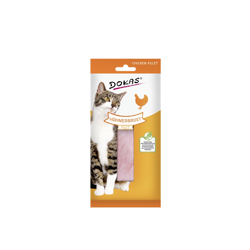 Dokas Cat Snack Hühnerbrust Filet 22g